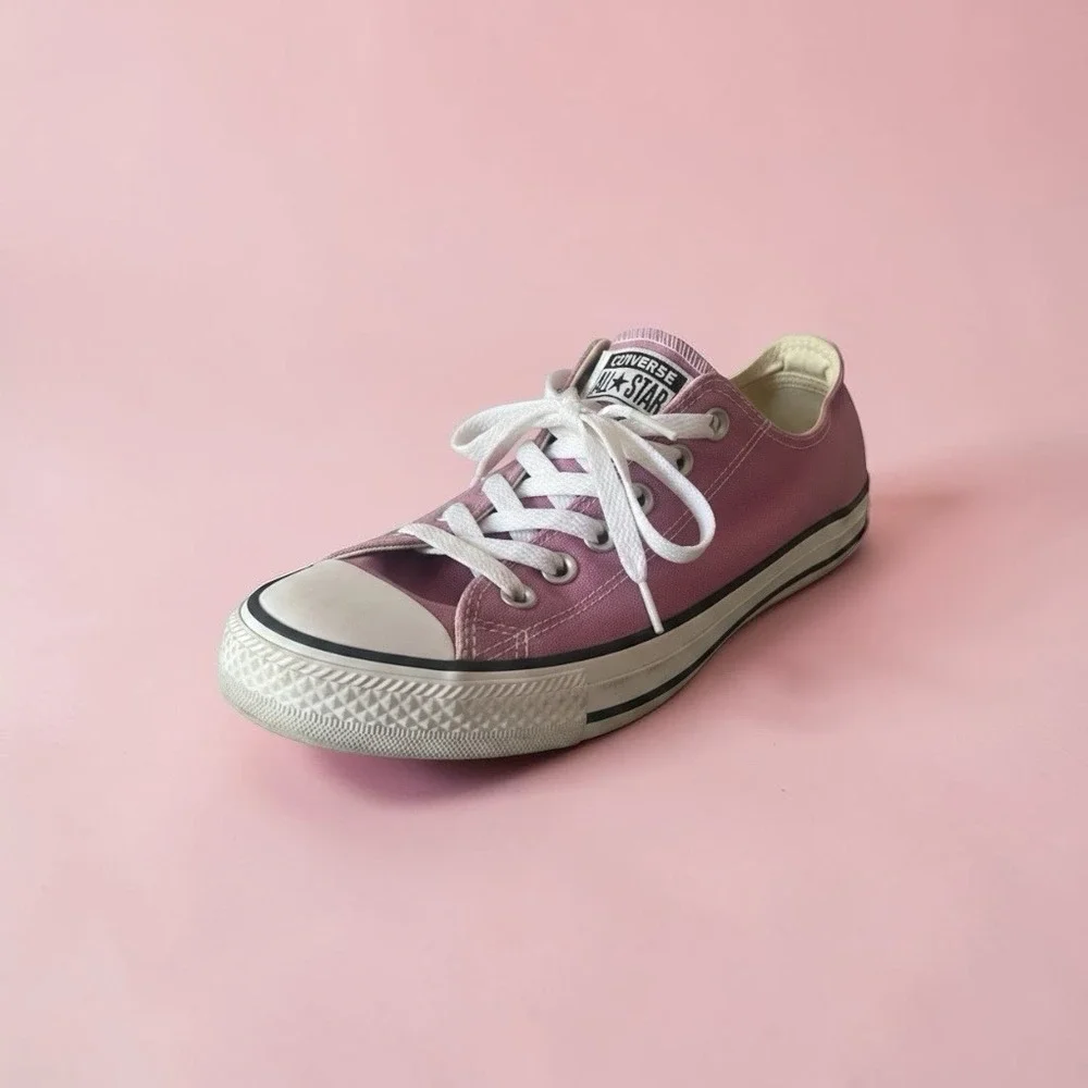 Converse Chuck Taylor Soft Lilac Low Top Sneakers Womens Size 7 Mens 5